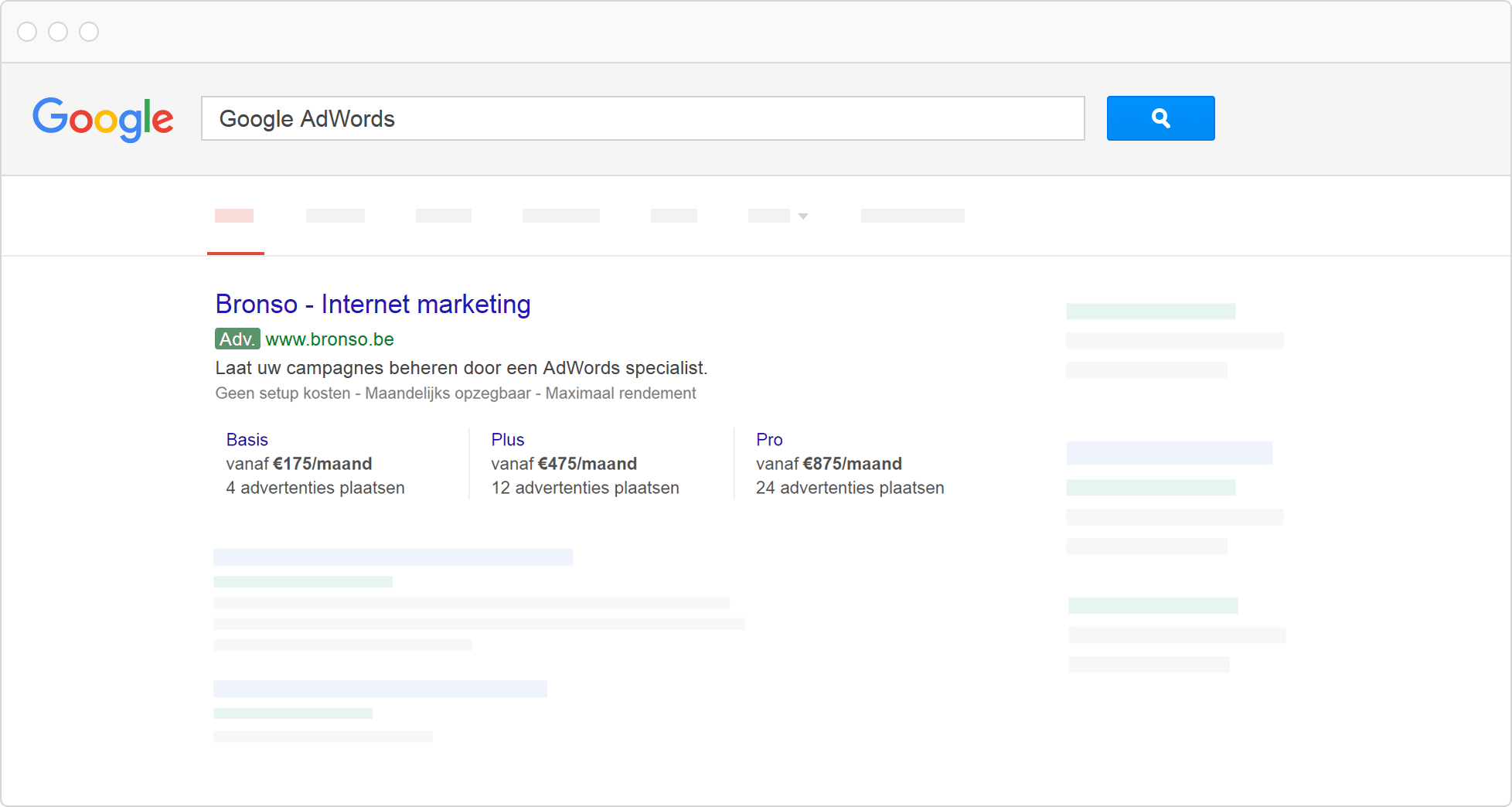 AdWords Prijsextensies